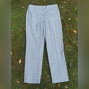 Talbots Glen plaid straight-leg pants - size 6